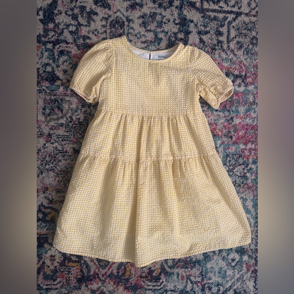 Yellow Gingham Dress